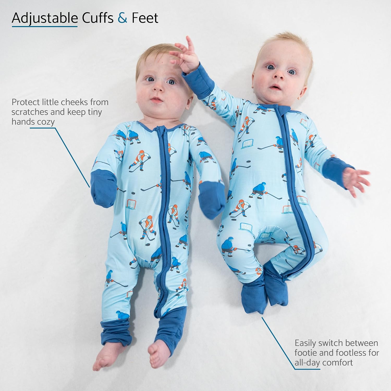 Detalle de LollyBanks Baby Pajamas in Bamboo Viscose