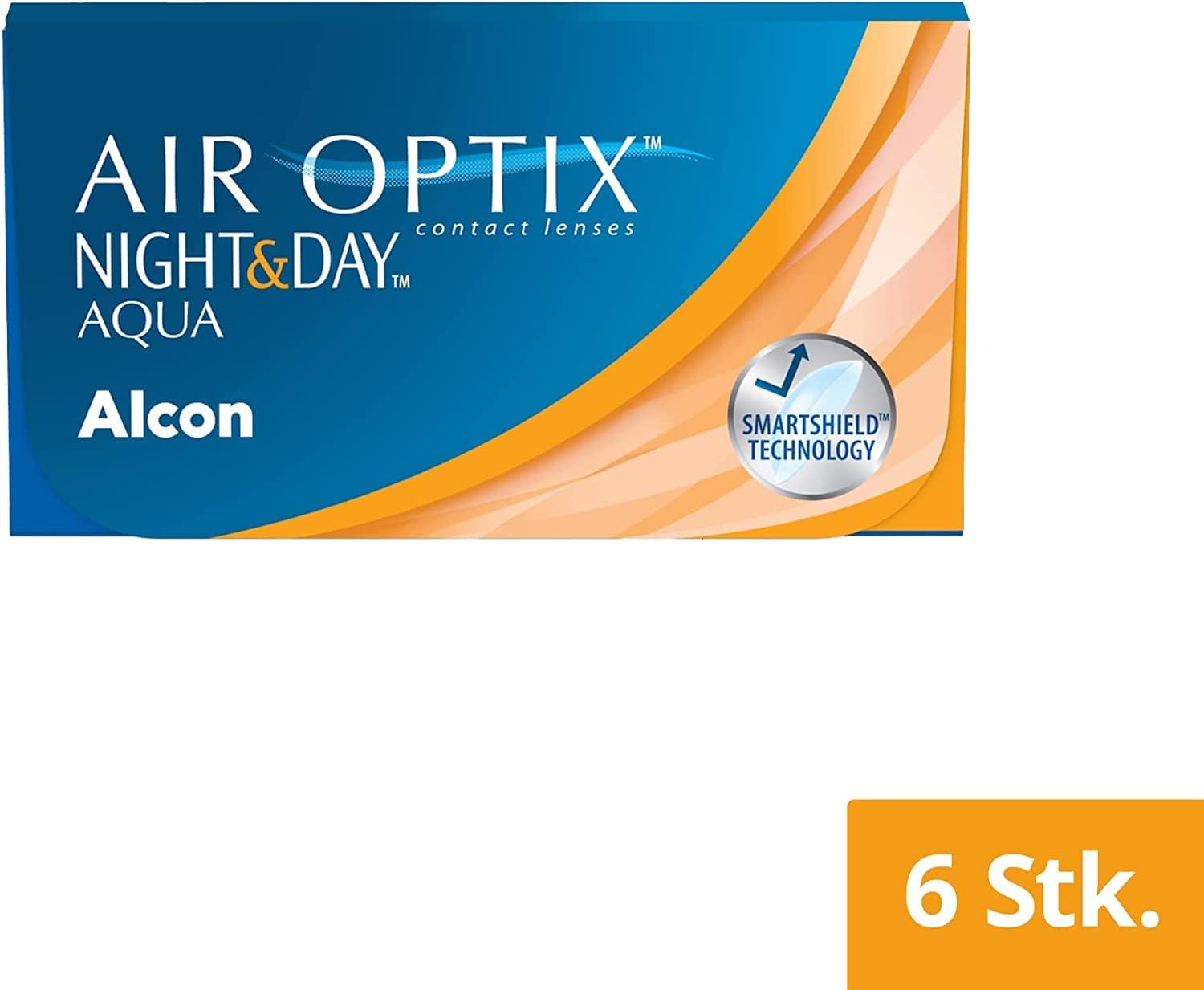Thumbnail 1 de Air Optix Night & Day Aqua Monatslinsen – 6er Pack, BC 8.6, DIA 13.8, -3 Dioptrien