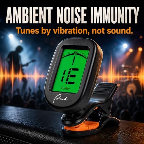 Thumbnail 3 de Ranch Clip-On Tuner for Guitar, Bass, Ukulele, Violin, Banjo — Chromatic