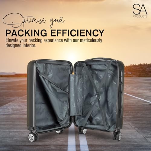 Thumbnail 5 de SA Products Cabin Suitcase | 34L Carry On with 55x40x20 Dimensions and Combination Lock