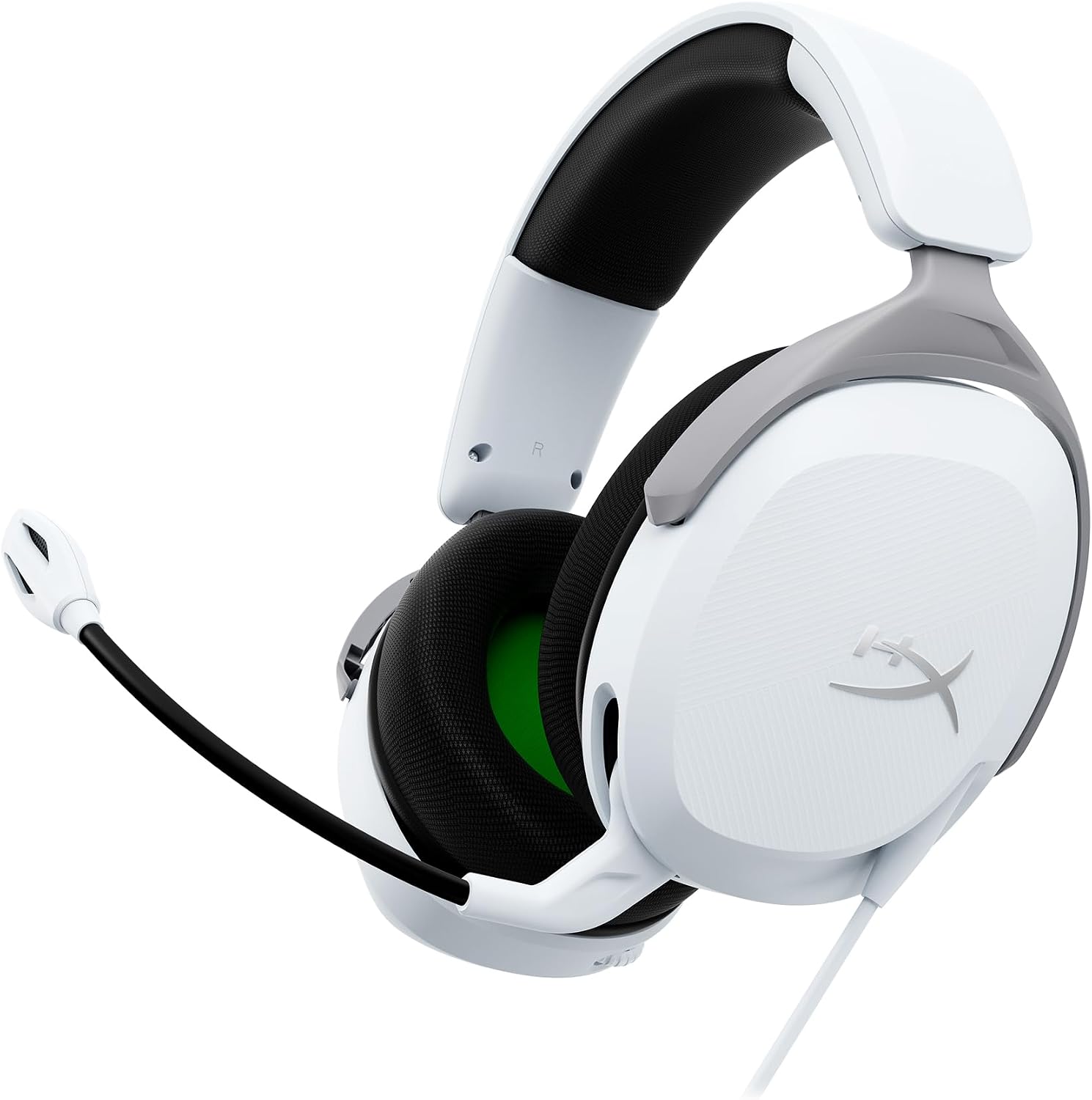 Detalle de HyperX CloudX Stinger II Core: cuffie gaming con microfono e cavo 3,5 mm per Xbox (bianco)