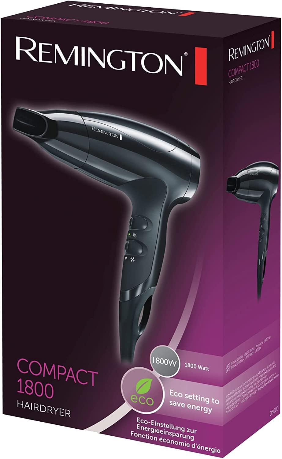 Thumbnail 2 de Remington D5000 Haartrockner 1800 Watt kompakt