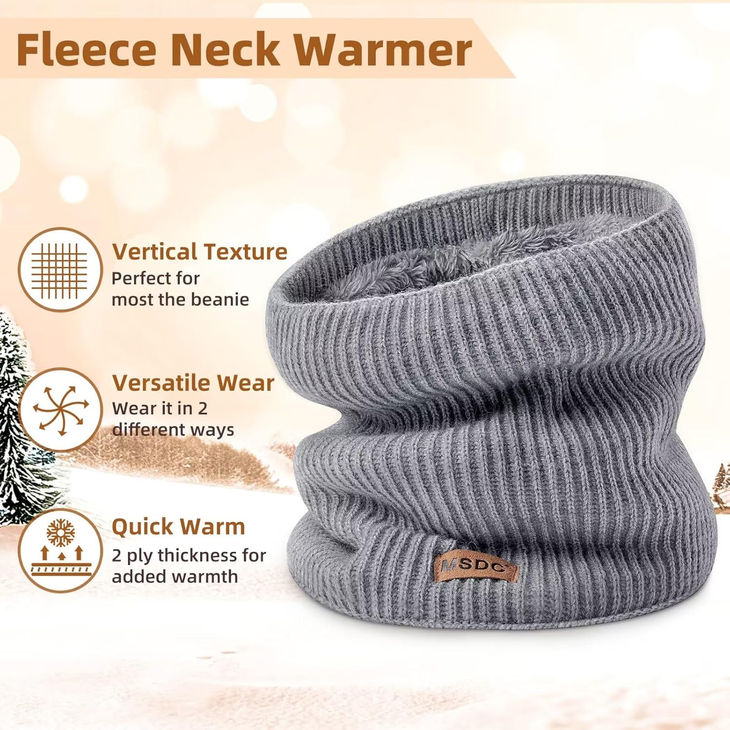 Detalle 2 de MSDC Winter Neck Gaiters 3 Pack đ§Ł