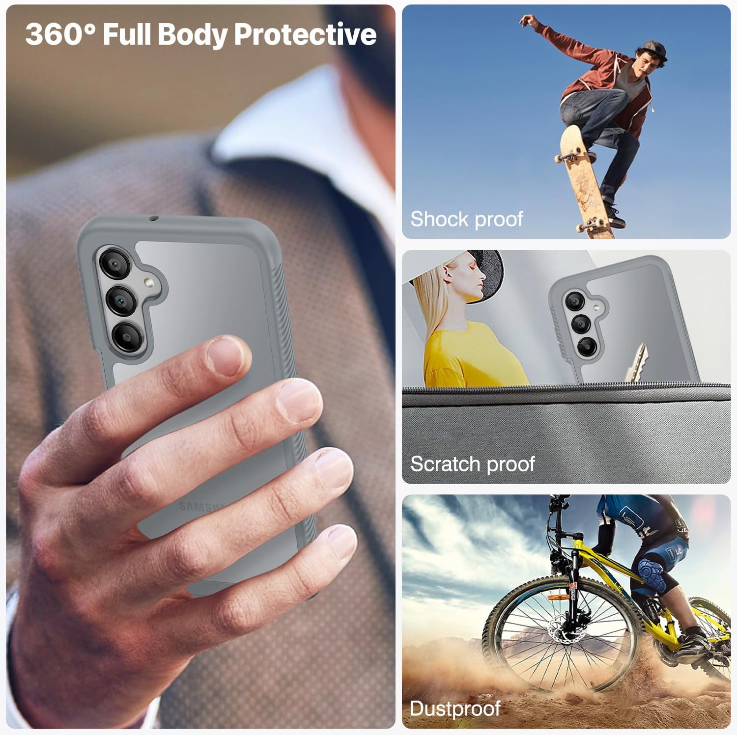 Thumbnail 4 de CENHUFO Samsung Galaxy A16 360° protective case