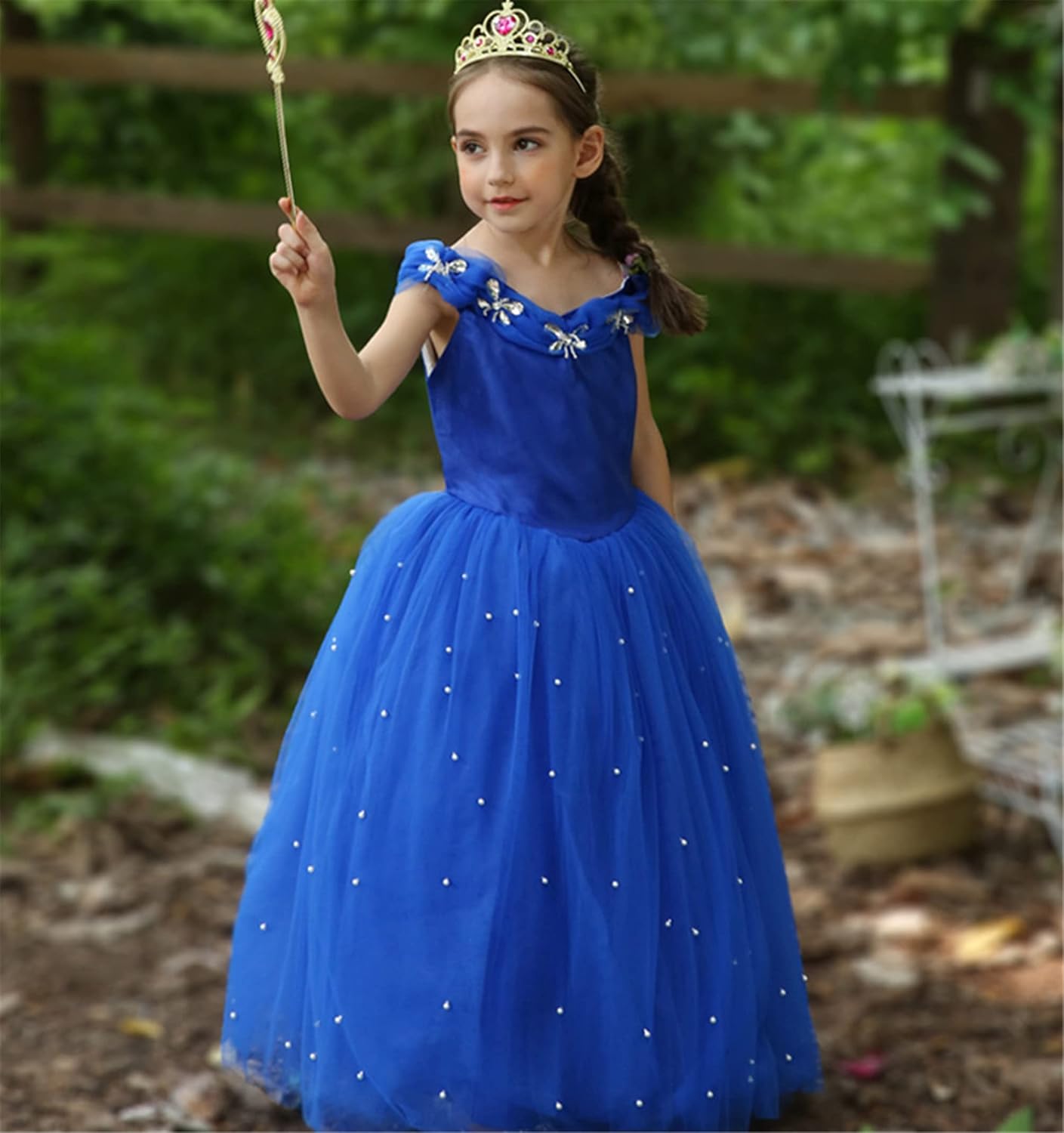 Detalle 2 de YOSICIL Costume Cenerentola bambina