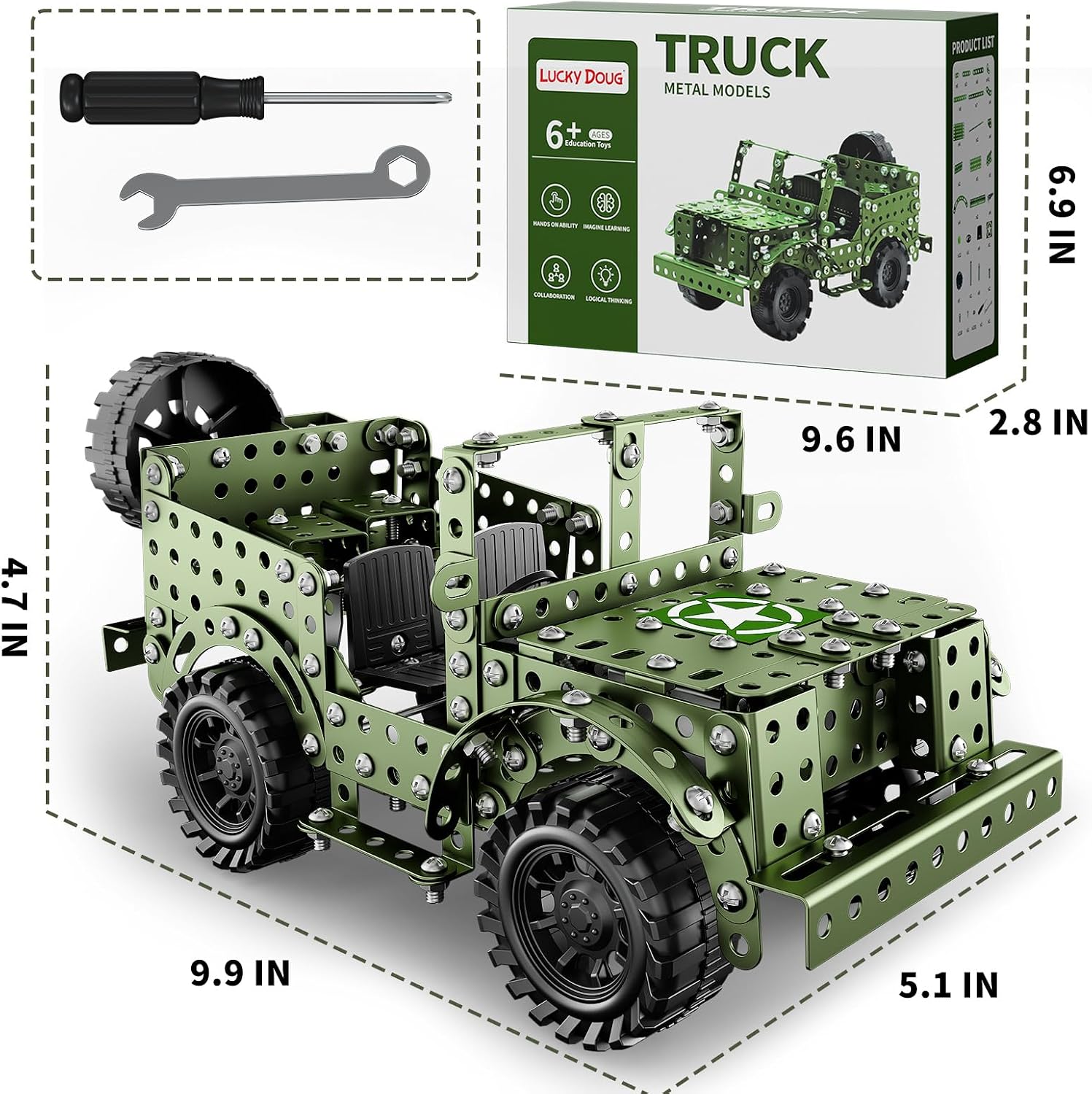 Thumbnail 6 de Lucky Doug Model Truck Set 🚛