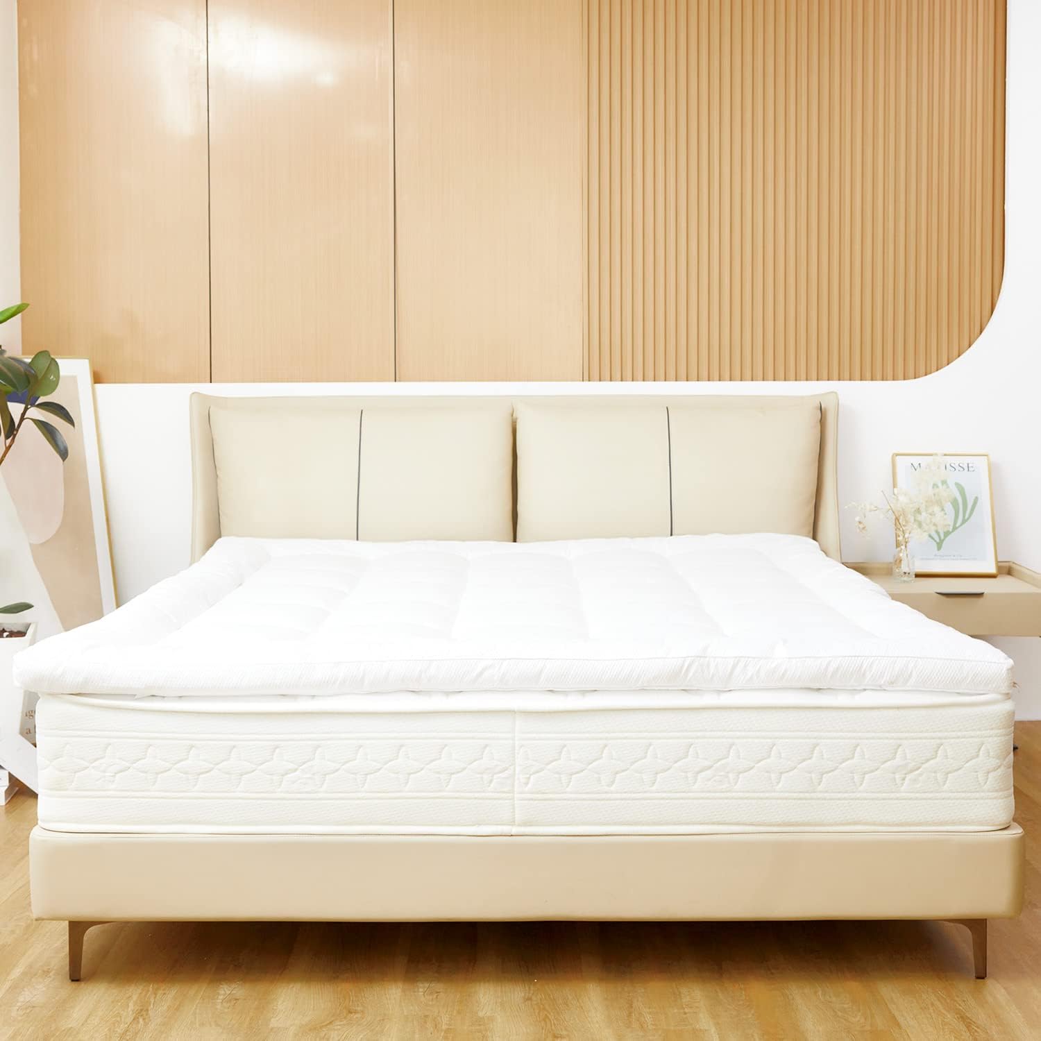 Detalle de Sweetnight Topper 140x190 6 cm microfibra extra-morbido