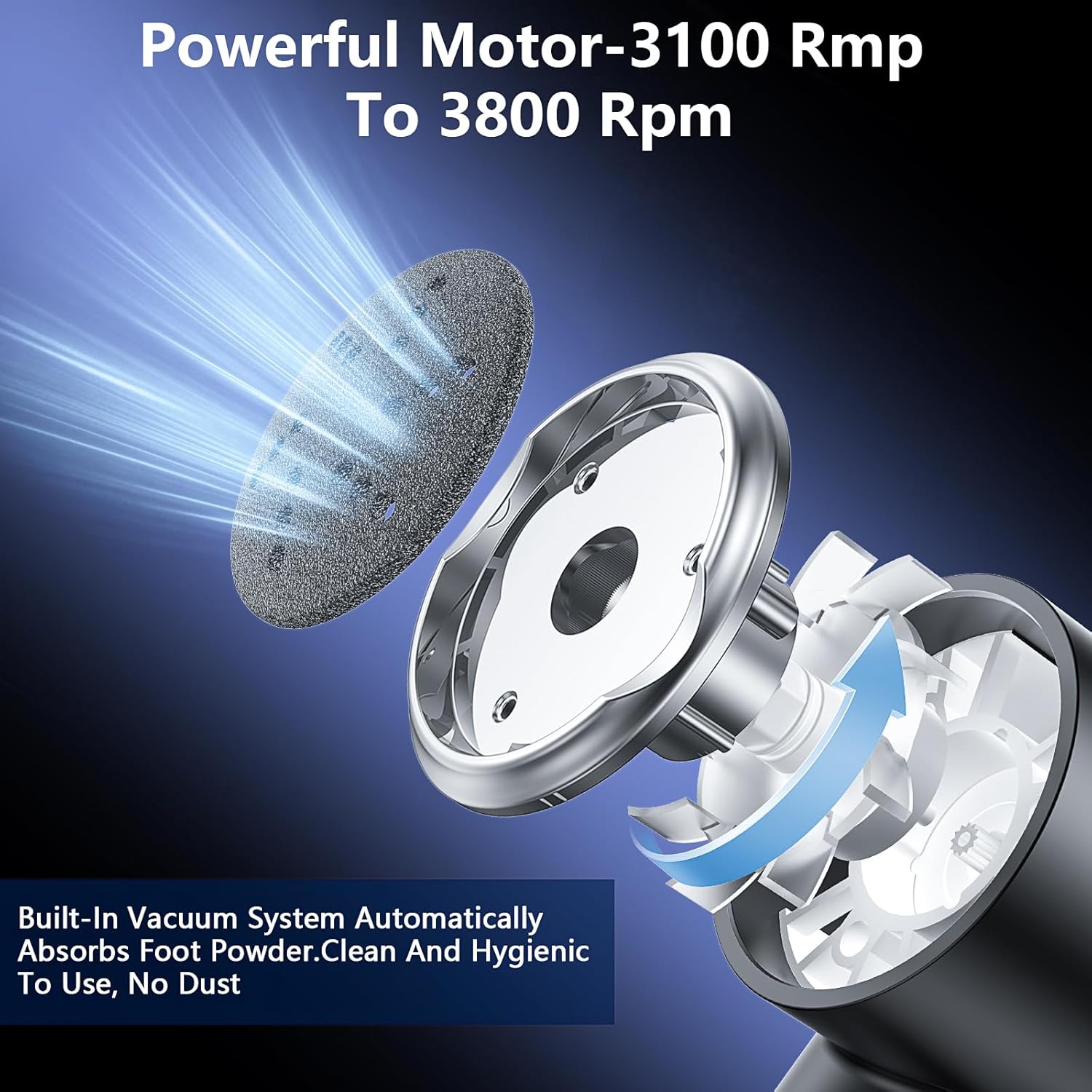 Thumbnail 1 de PKBD Electric Foot File 1200mAh