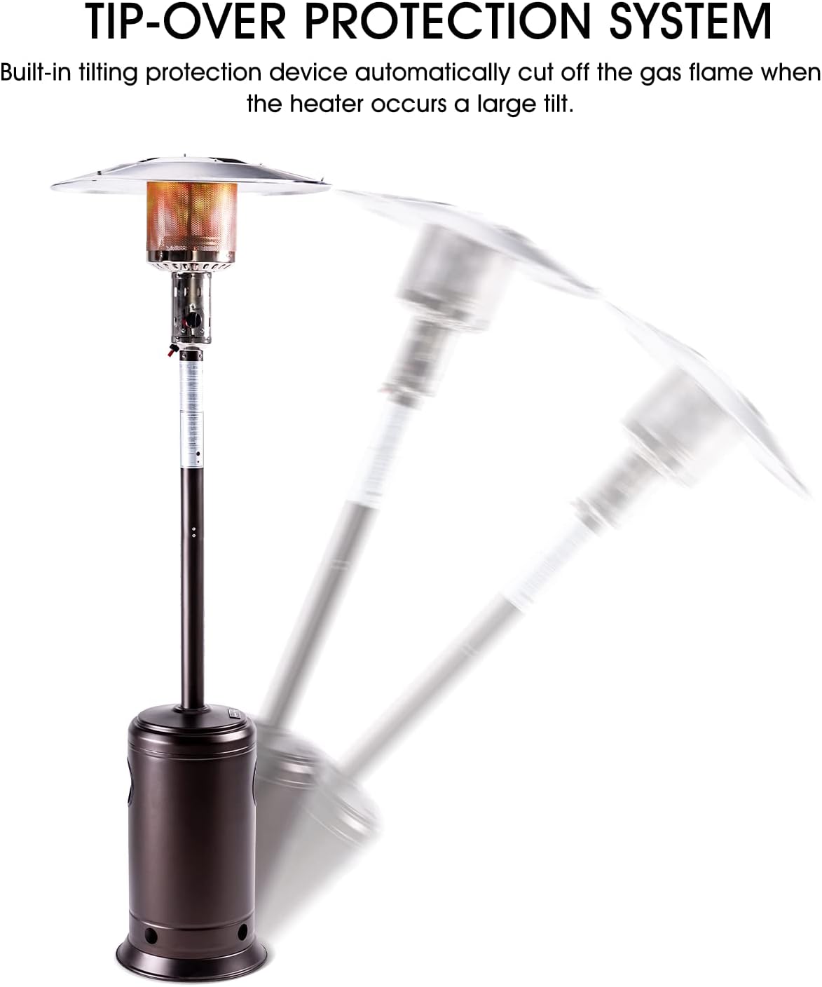Detalle de Legacy Heating Patio Heater, Mocha