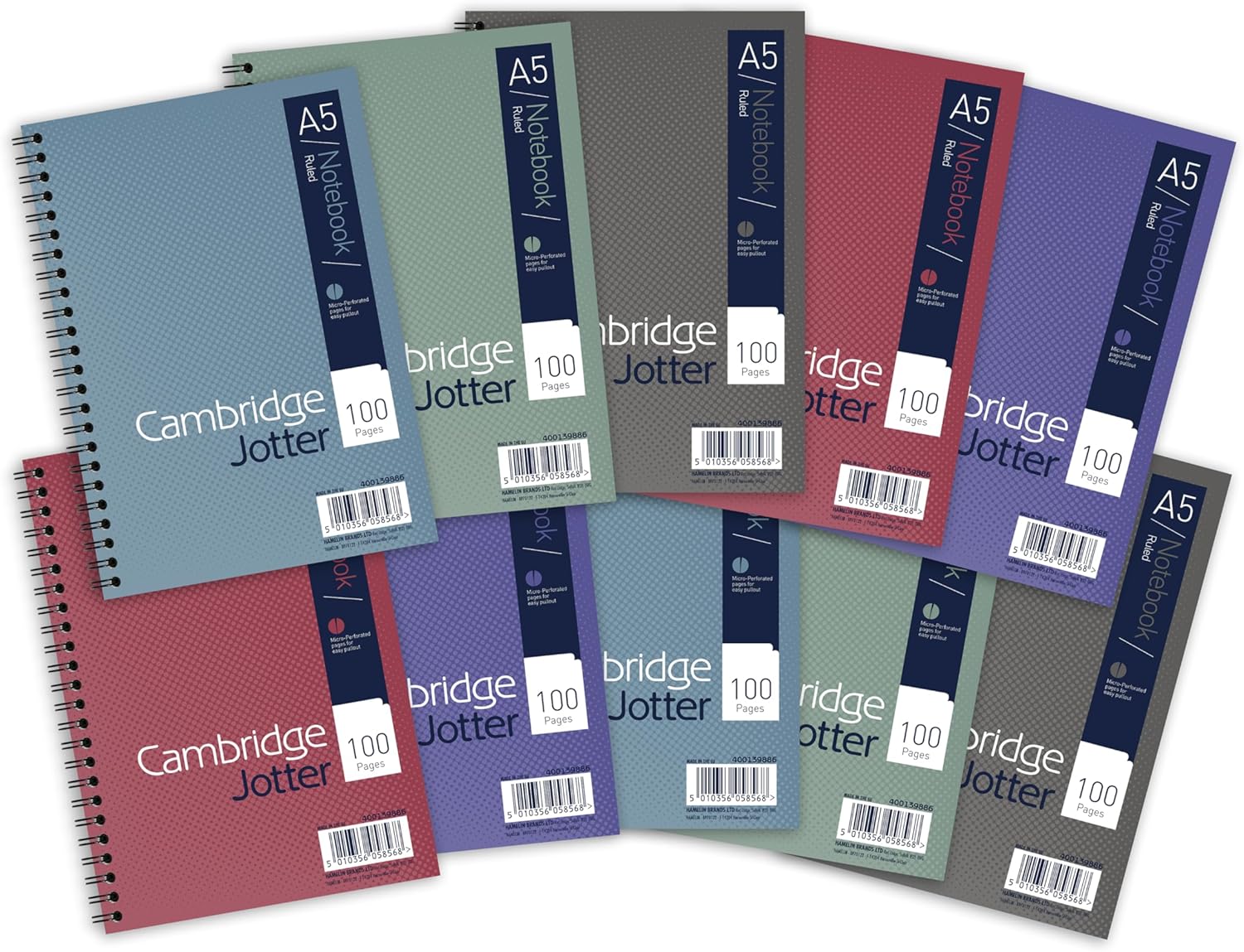 Cambridge Jotter A5 Notebook Pack of 10