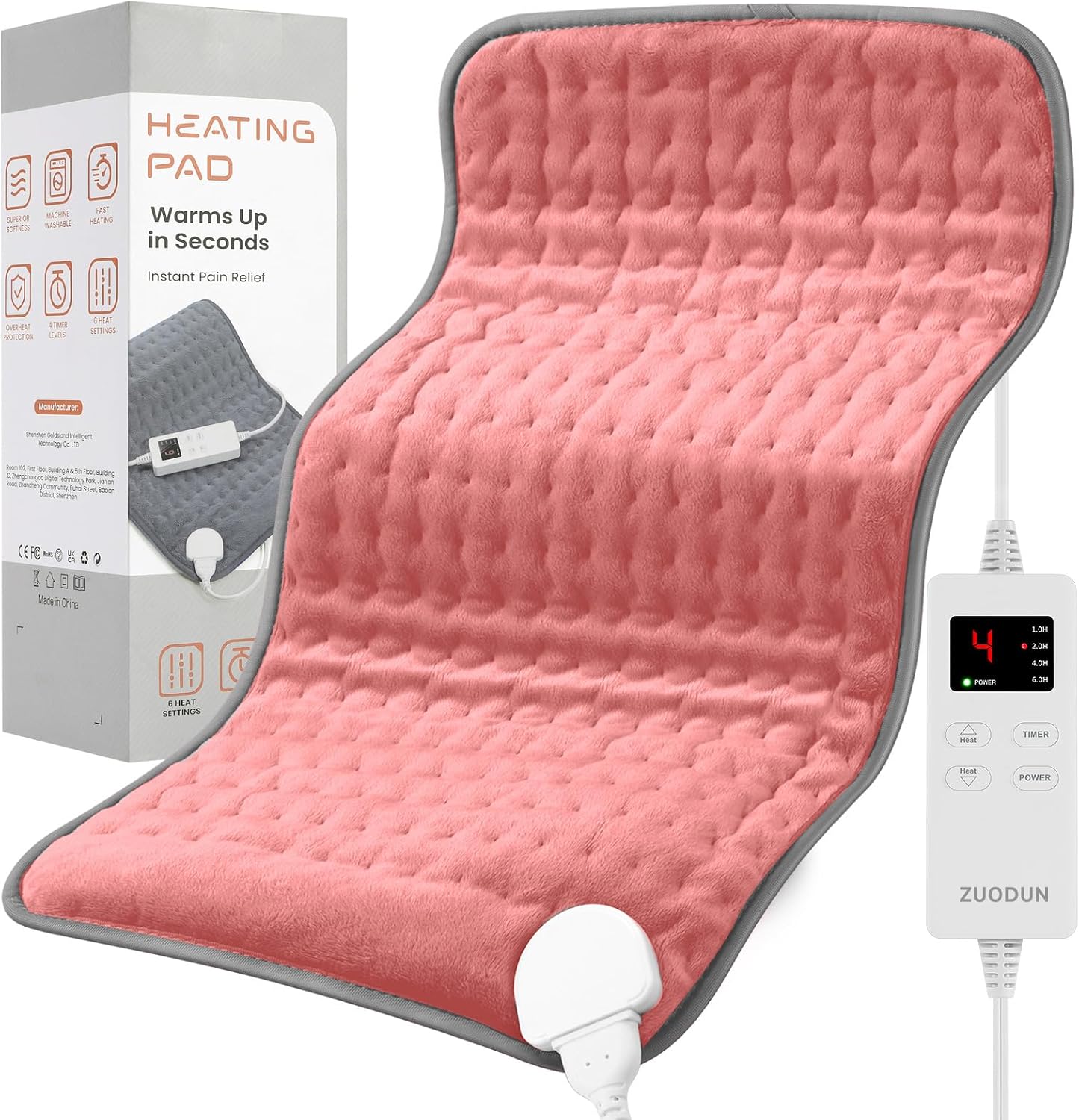 Detalle de Portable Heating Pad with 6 Heat Levels