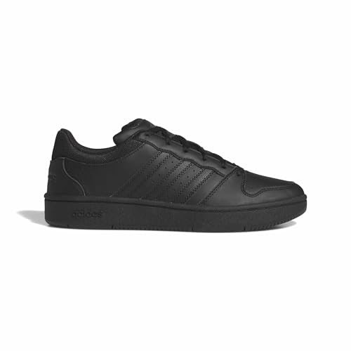 Detalle de adidas Hoops Classic Shoes for Men – Core Black / Core Black / Carbon, UK 7
