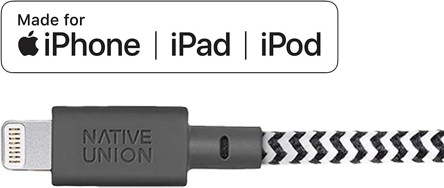 Detalle 2 de Native Union Night Cable 3m MFi Lightning a USB ⚡ Reforzado