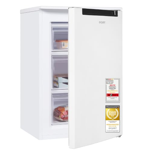 Detalle de Exquisit GS581-040Cweiss Gefrierschrank – 87 L Nutzinhalt, 85,5 cm Höhe