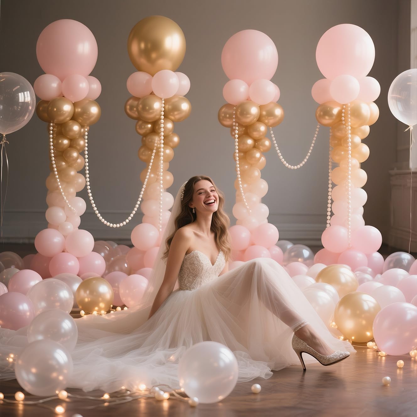 Thumbnail 6 de Balloon Stand Set of 4 7FT Adjustable Balloon Tower ๐