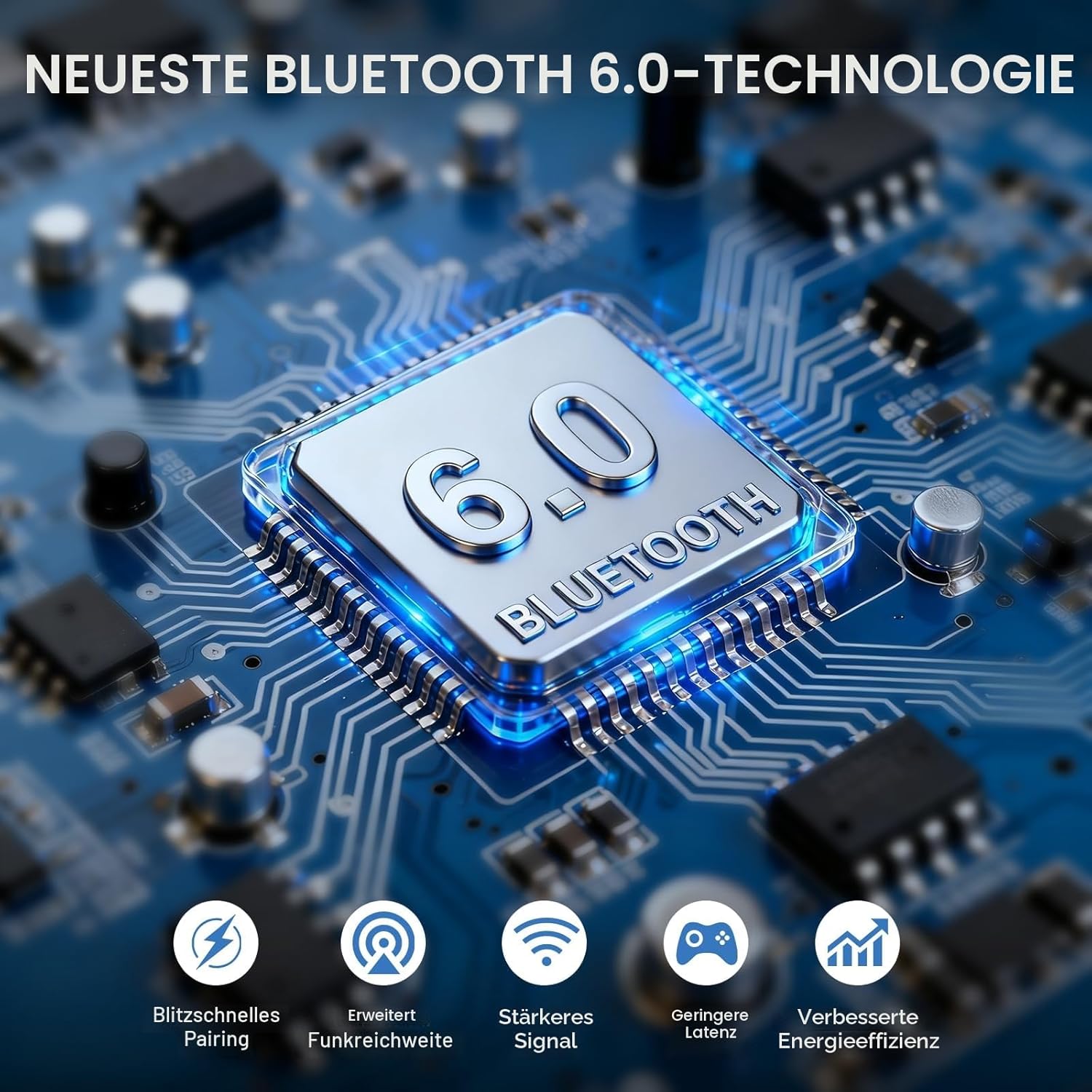 Detalle 1 de FOFUN NC95 Bluetooth 6.0 Kopfhörer mit Hybrid-ANC, Transparenzmodus & Drehknopf