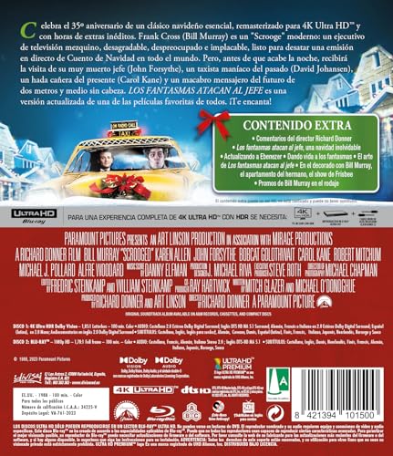 Thumbnail 1 de Los Fantasmas Atacan al Jefe (Scrooged) 4K UHD 📀