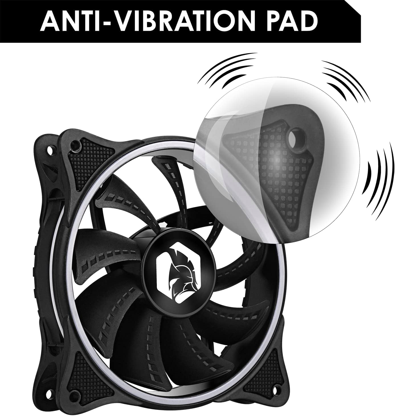 Thumbnail 4 de EMPIRE GAMING ventola per case PC da 120 mm con RGB indirizzabile LED PWM 3 pin (1x120 mm)