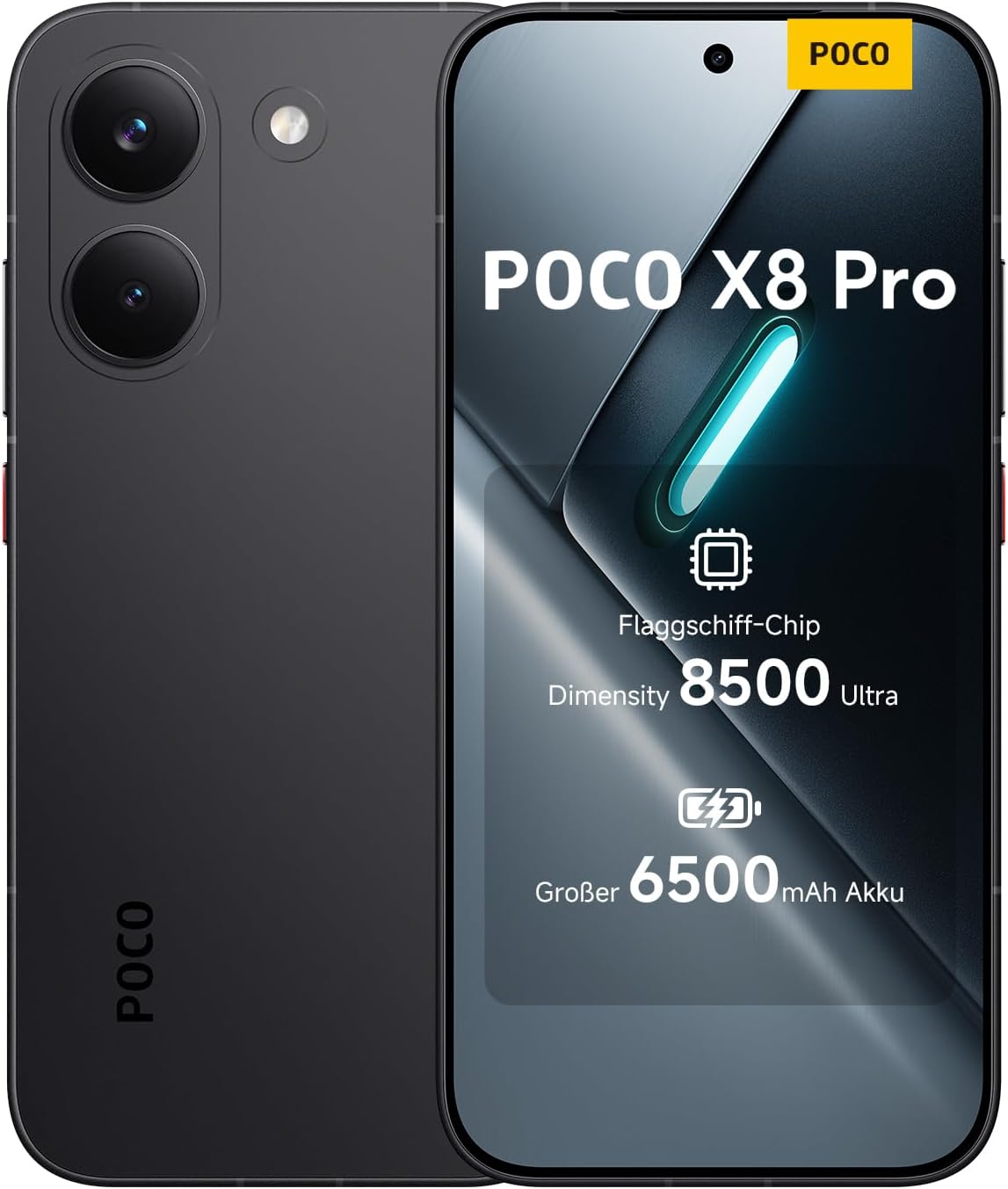 Detalle de XIAOMI POCO X8 Pro (8GB/256GB) mit Dimensity 8500-Ultra, 6500-mAh Akku und 50-MP Sony IMX882