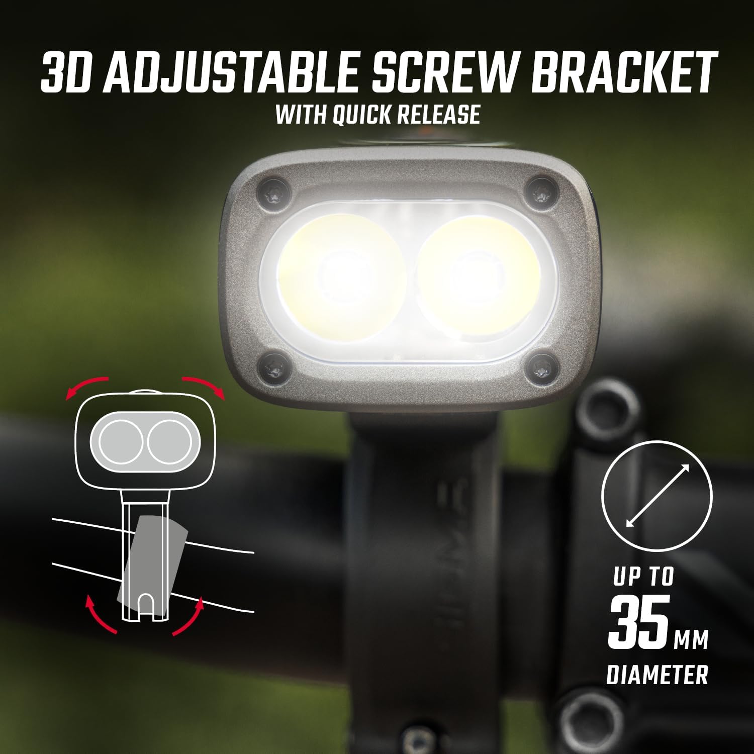 Thumbnail 6 de SIGMA Buster 1600 — Lampe Frontale rechargeable à 1600 lumens, doubles lentilles et 6 modes
