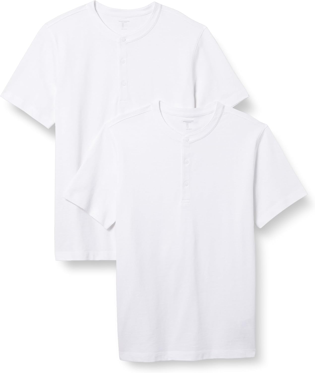 Thumbnail 6 de Amazon Essentials Men’s Slim-Fit Short-Sleeve Piqué Henley Shirt (Pack of 2)
