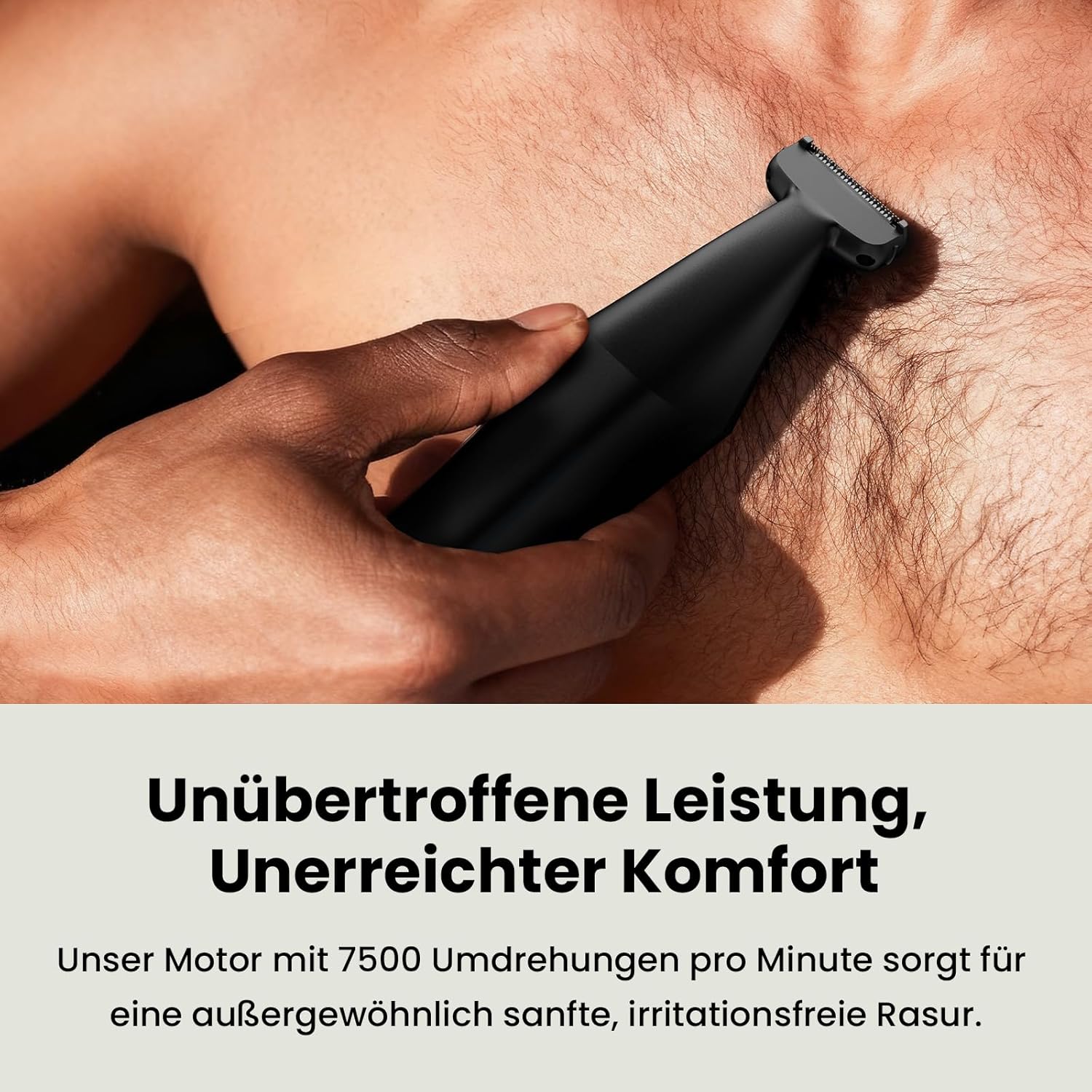 Detalle 2 de Yineel 6-in-1 Haarschneidemaschine & Barttrimmer-Set für Herren (IPX7, USB‑C, 6 Aufsätze)