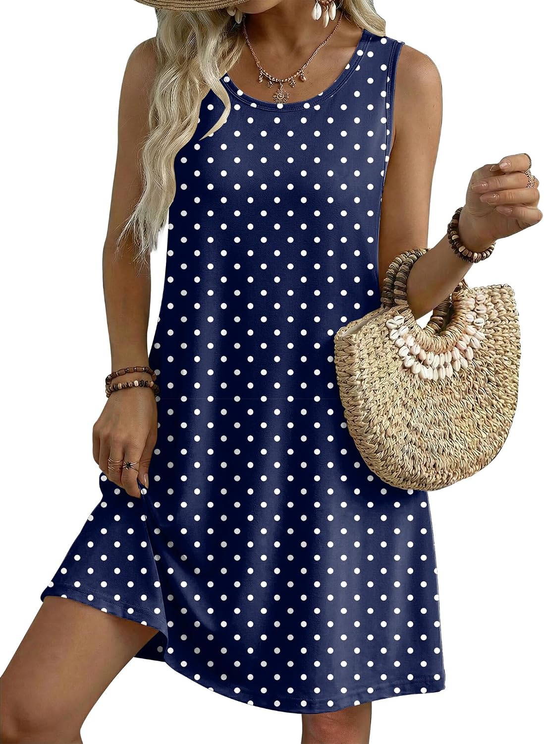Thumbnail 6 de Zeagoo 2026 Summer Sleeveless Floral Sundress with Pockets