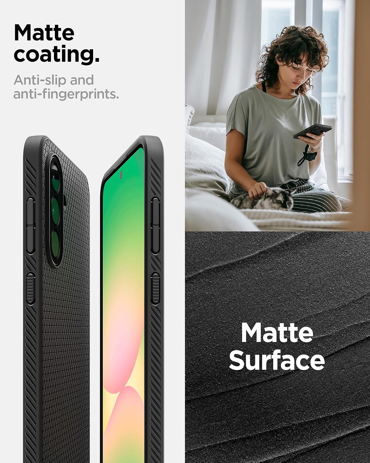Thumbnail 4 de Spigen Liquid Air Hülle Galaxy A56 5G Matte Black