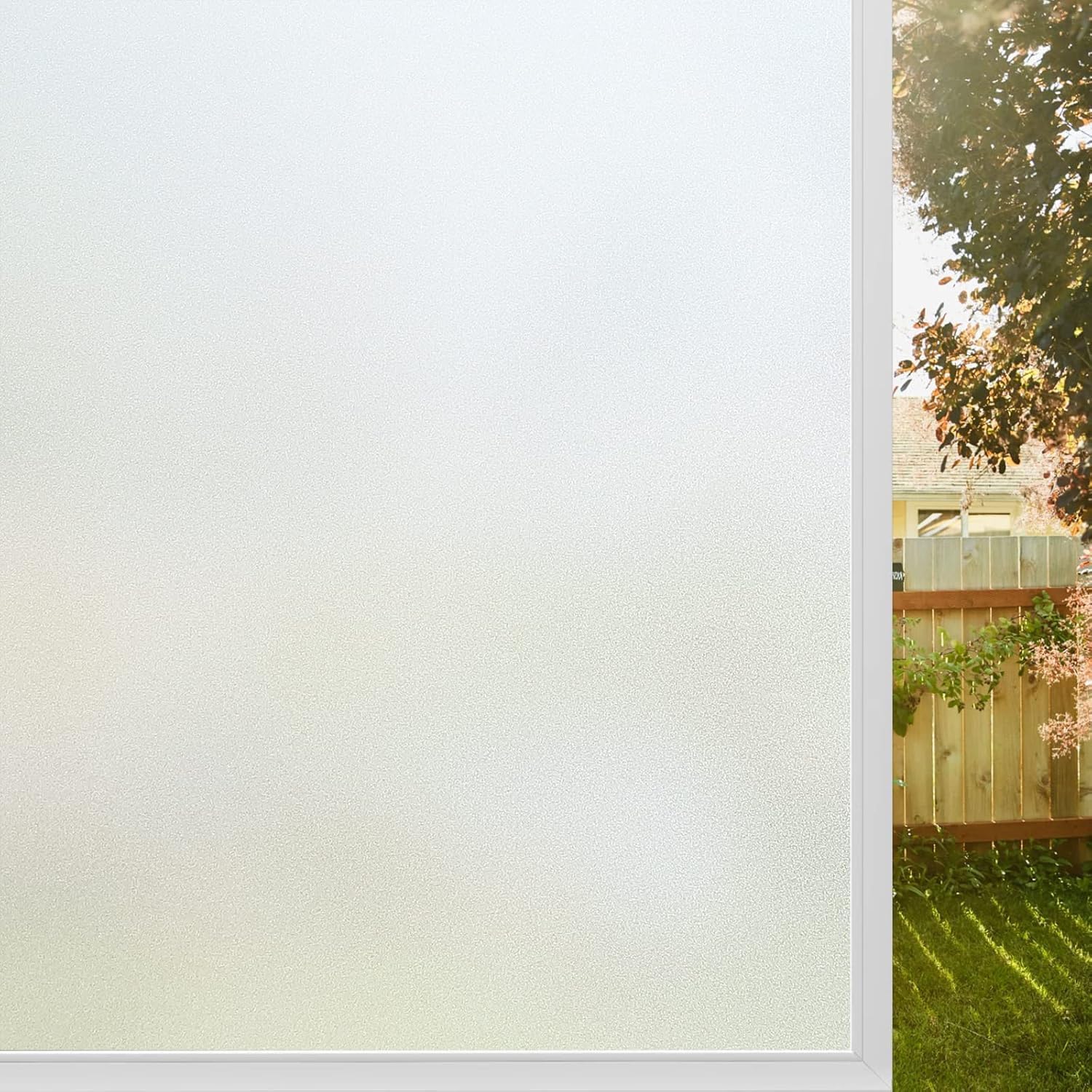 Detalle de rabbitgoo A023-90 Frosted Window Privacy Film, 90x200cm PET Static Cling