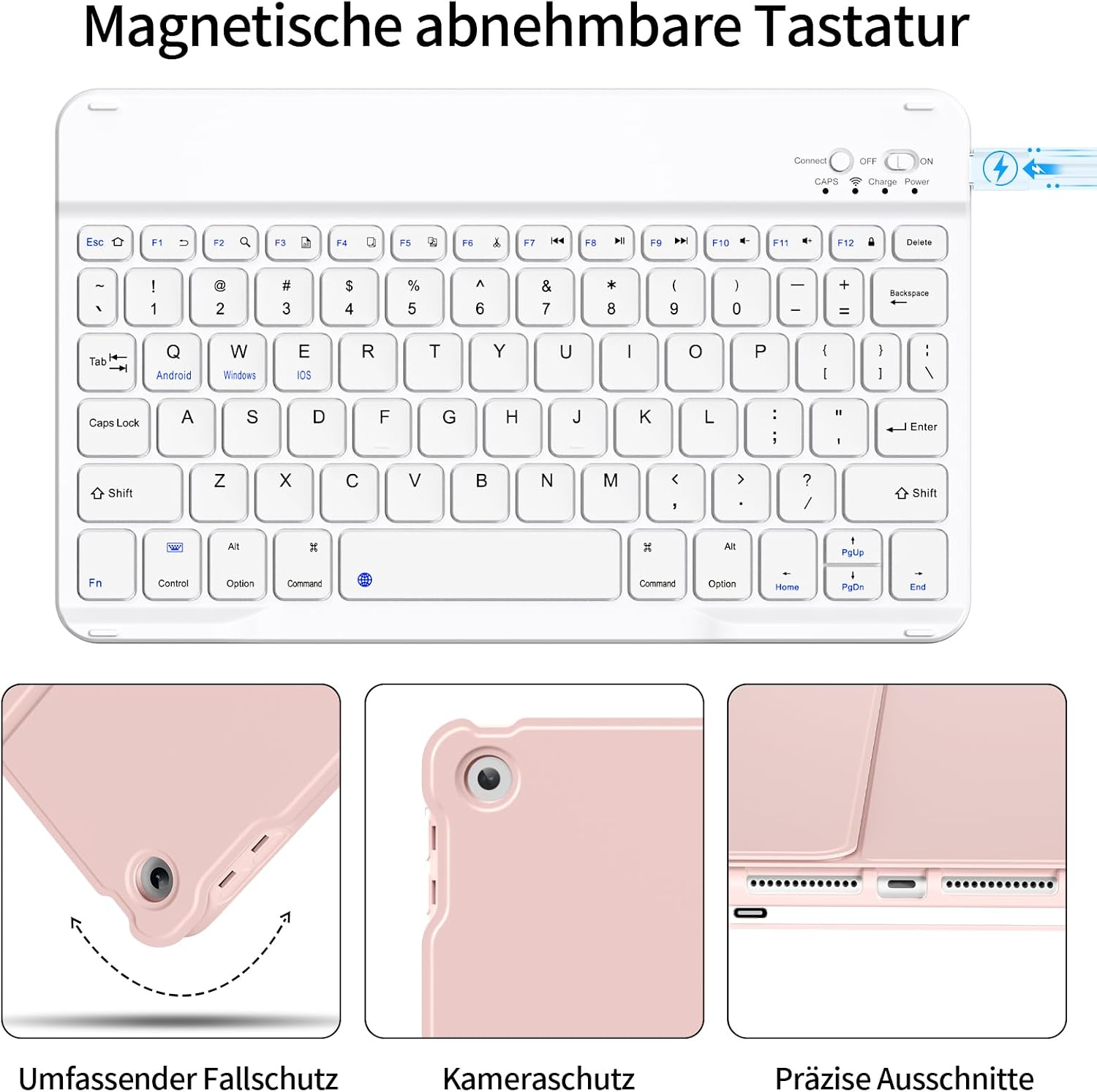 Thumbnail 4 de zoyu Tastaturhülle iPad 10,2 Zoll 9/8/7 Gen
