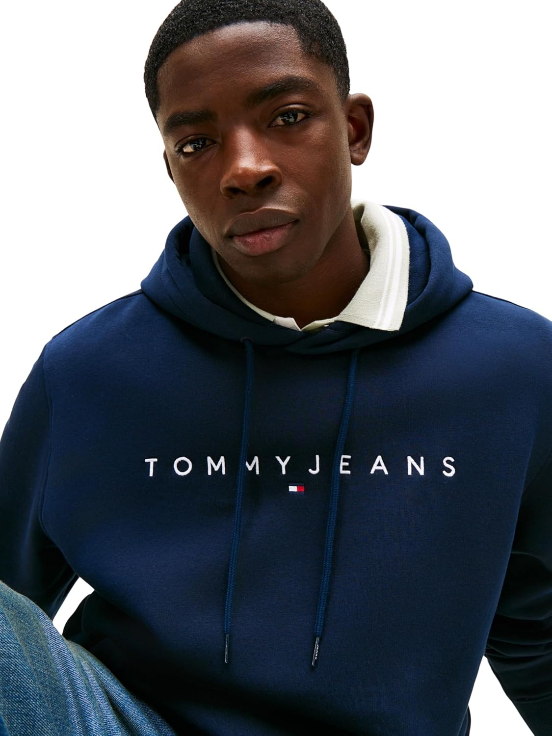 Thumbnail 2 de Tommy Jeans Sweat à Capuche Homme Linear Logo avec capuche