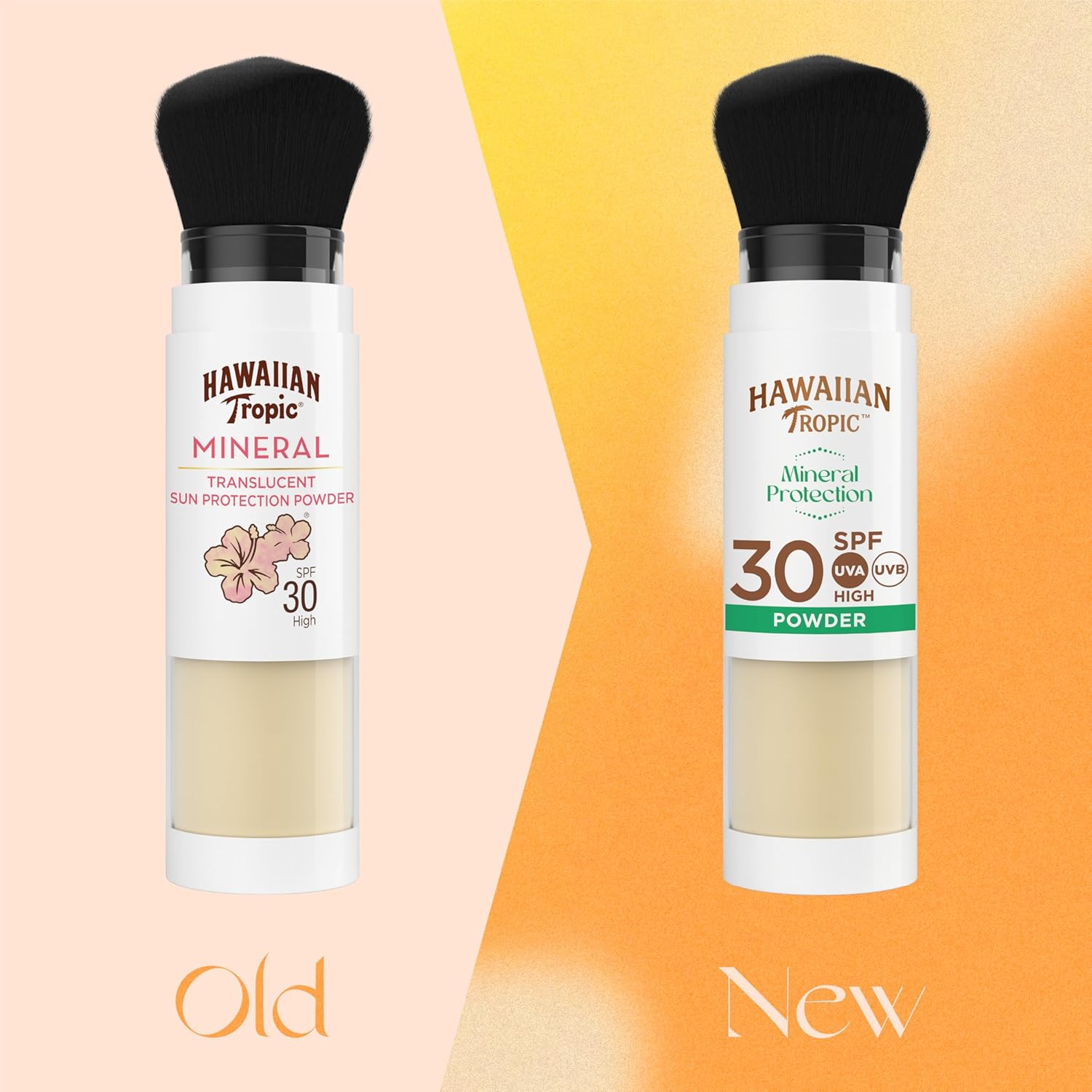 Detalle de Hawaiian Tropic Mineral Protection Sunscreen Powder SPF 30 – Zinkoxid, wasserfest, make-up-kompatibel