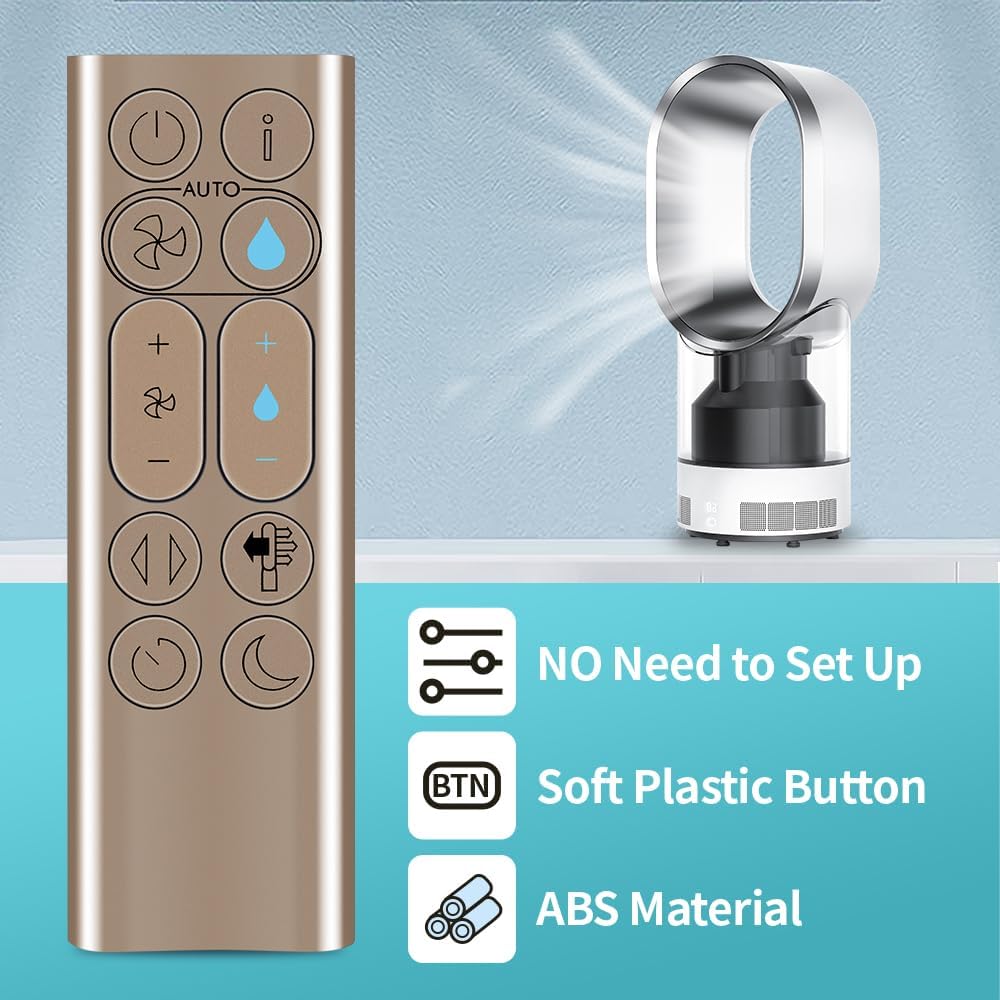 Detalle 2 de TCNOUMT Replacement Remote for Dyson PH04 tower fan