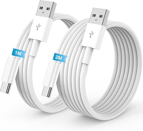 Detalle de Cable USB C QZVOO 2Pack 1M+2M: Carga rápida y transferencia para iPhone y Samsung