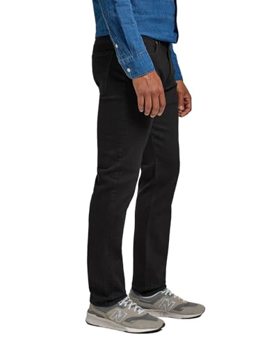 Detalle 2 de Lee Slim Fit MVP - Jeans Negros para Hombre 👖 34W/34L