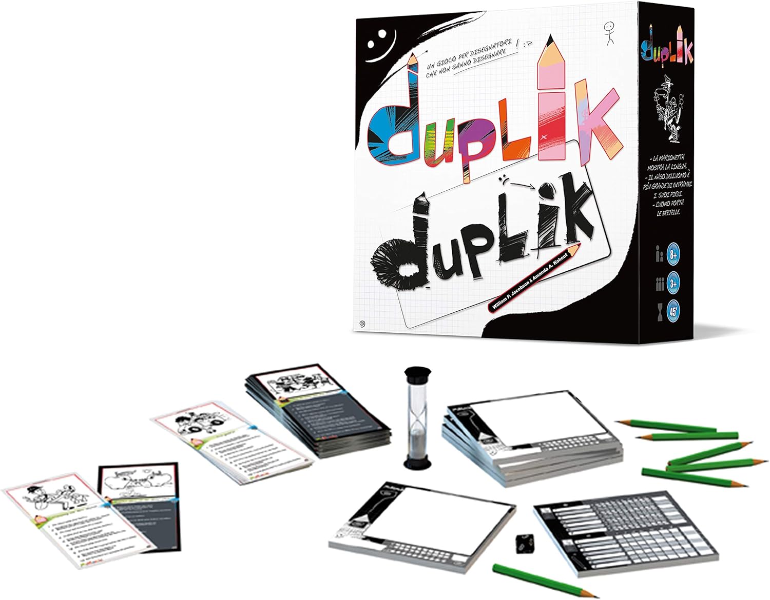 Detalle 2 de Duplik Big Box di Asmodee: gioco di disegno per tutta la famiglia (3–10 giocatori, 45 min)