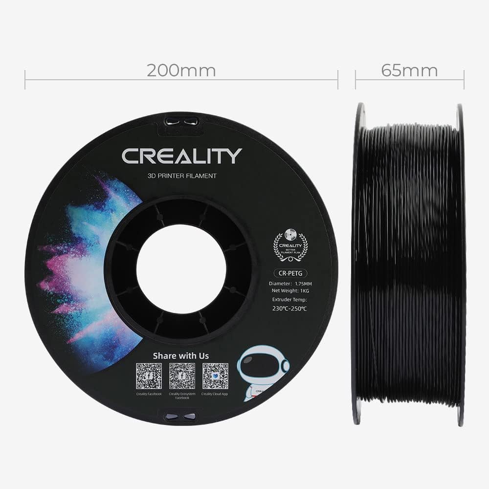 Thumbnail 6 de Creality PETG Filament 1,75 mm, 1 kg – Rot, feuchtigkeitsgeschützt, hohe Schlagfestigkeit