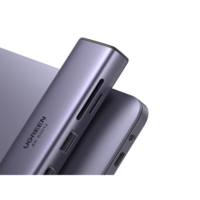 Thumbnail 1 de Ugreen 60515 Hub 7in1 USB-C a HDMI y SD, gris