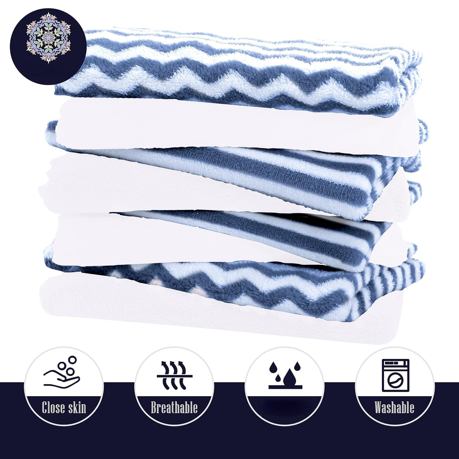Thumbnail 6 de Baby Burp Cloths, 16 x 12 Inch