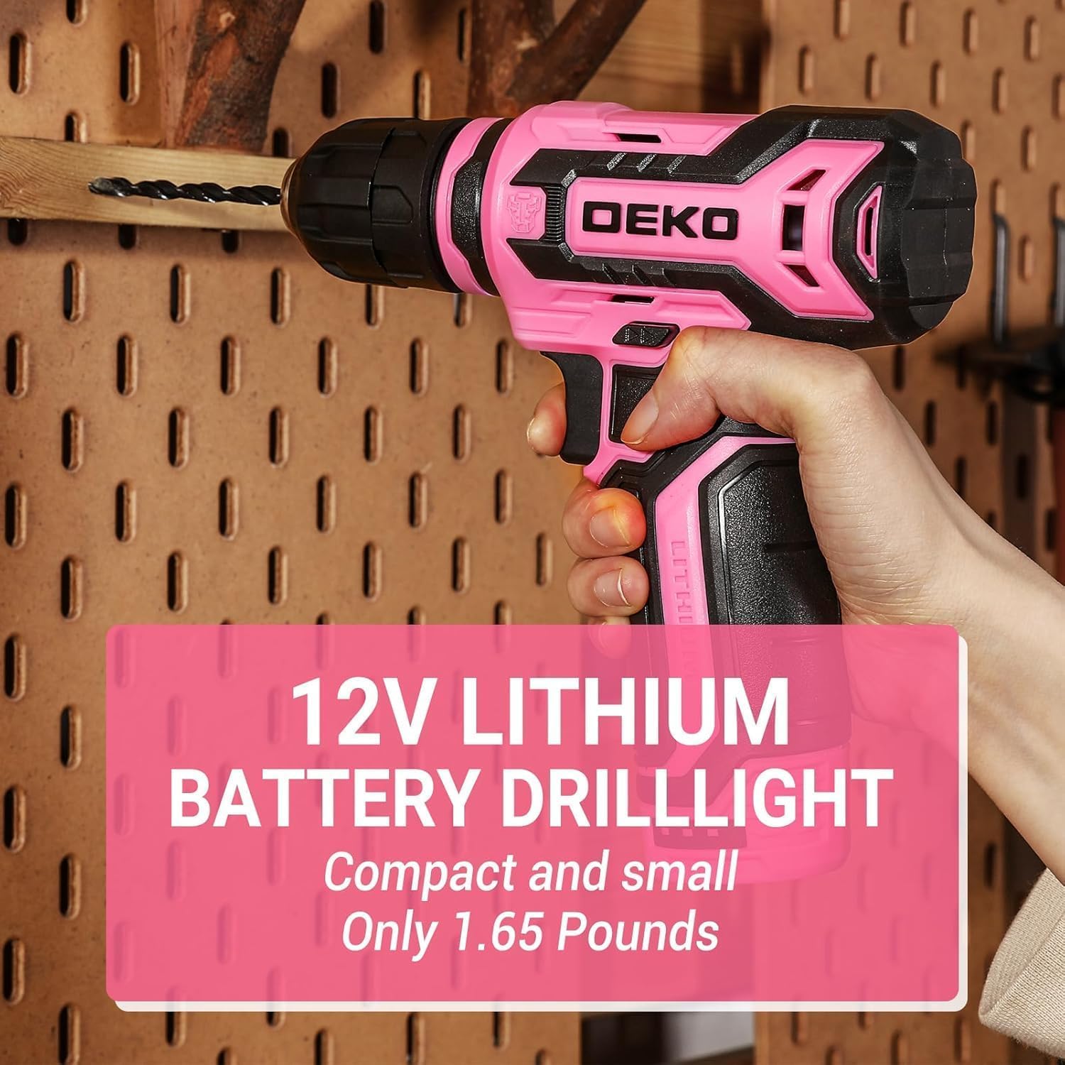 Detalle 2 de DEKO Werkzeugkoffer 133-teiliges Set mit 12 V