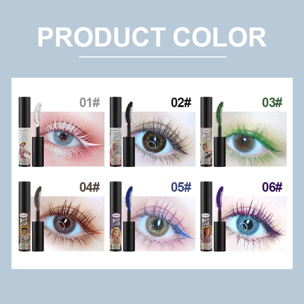 Detalle 2 de Mascara colorato a 6 colori – volume intenso e lunga tenuta, effetto morbido e definito