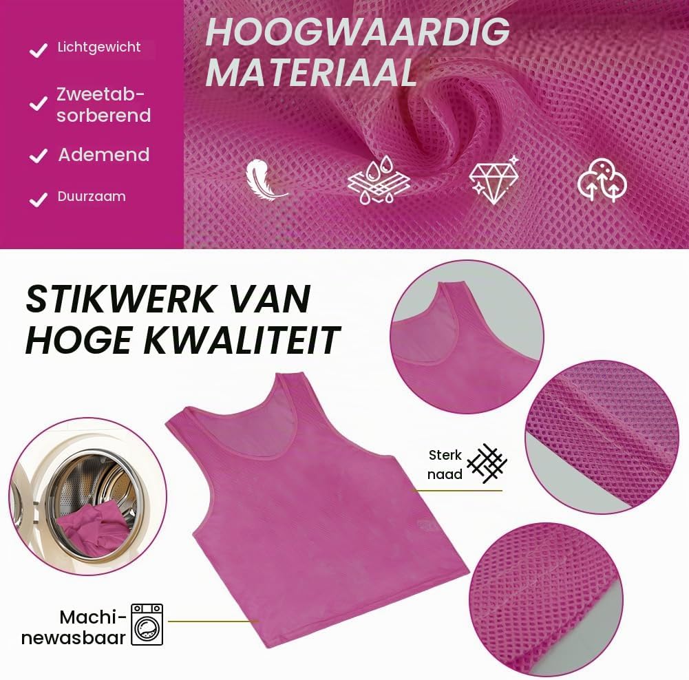 Thumbnail 3 de AUYAO trainingshesjes, 6-delige set van ademend mesh