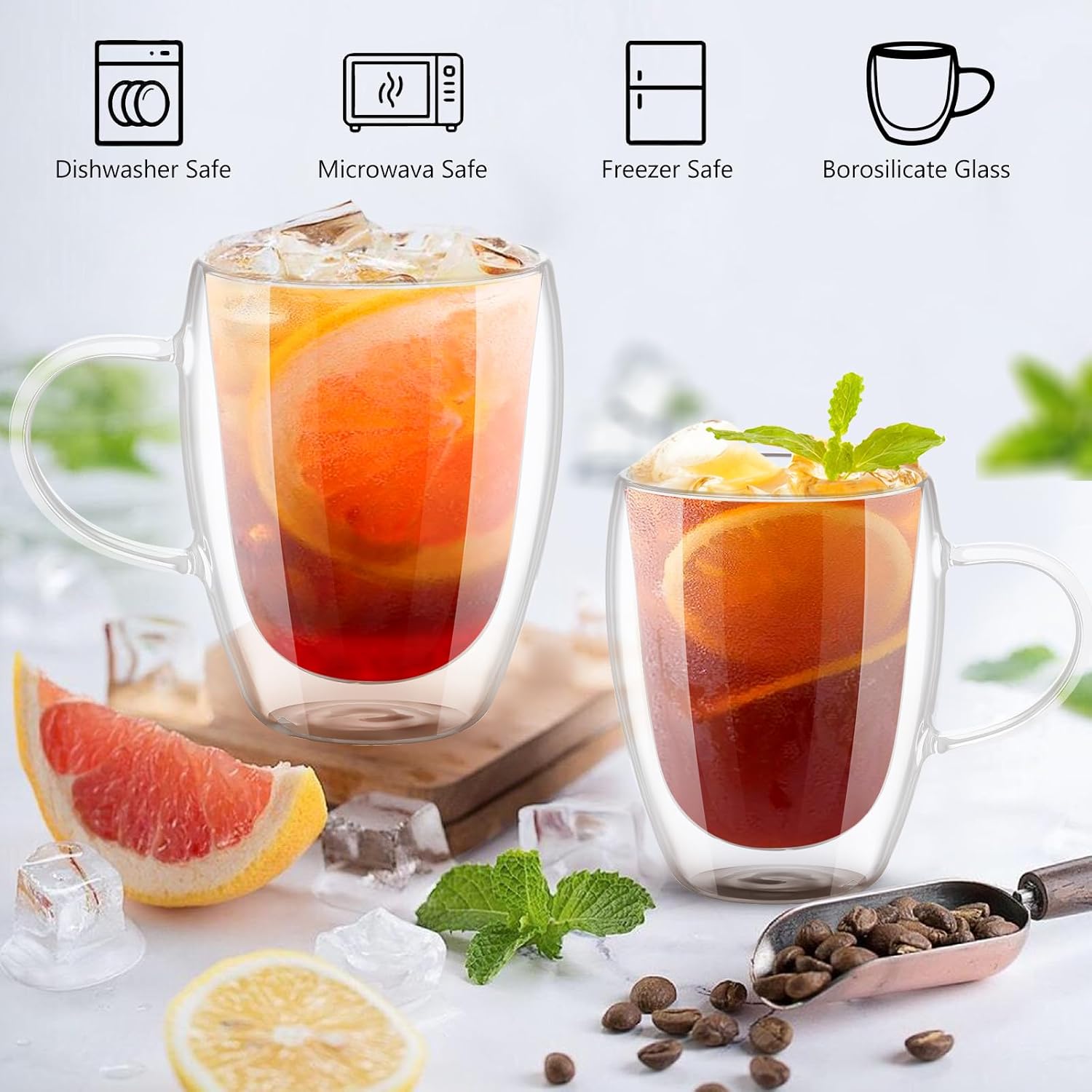 Thumbnail 3 de Esilihom 4 Pack double-walled mugs 350ml
