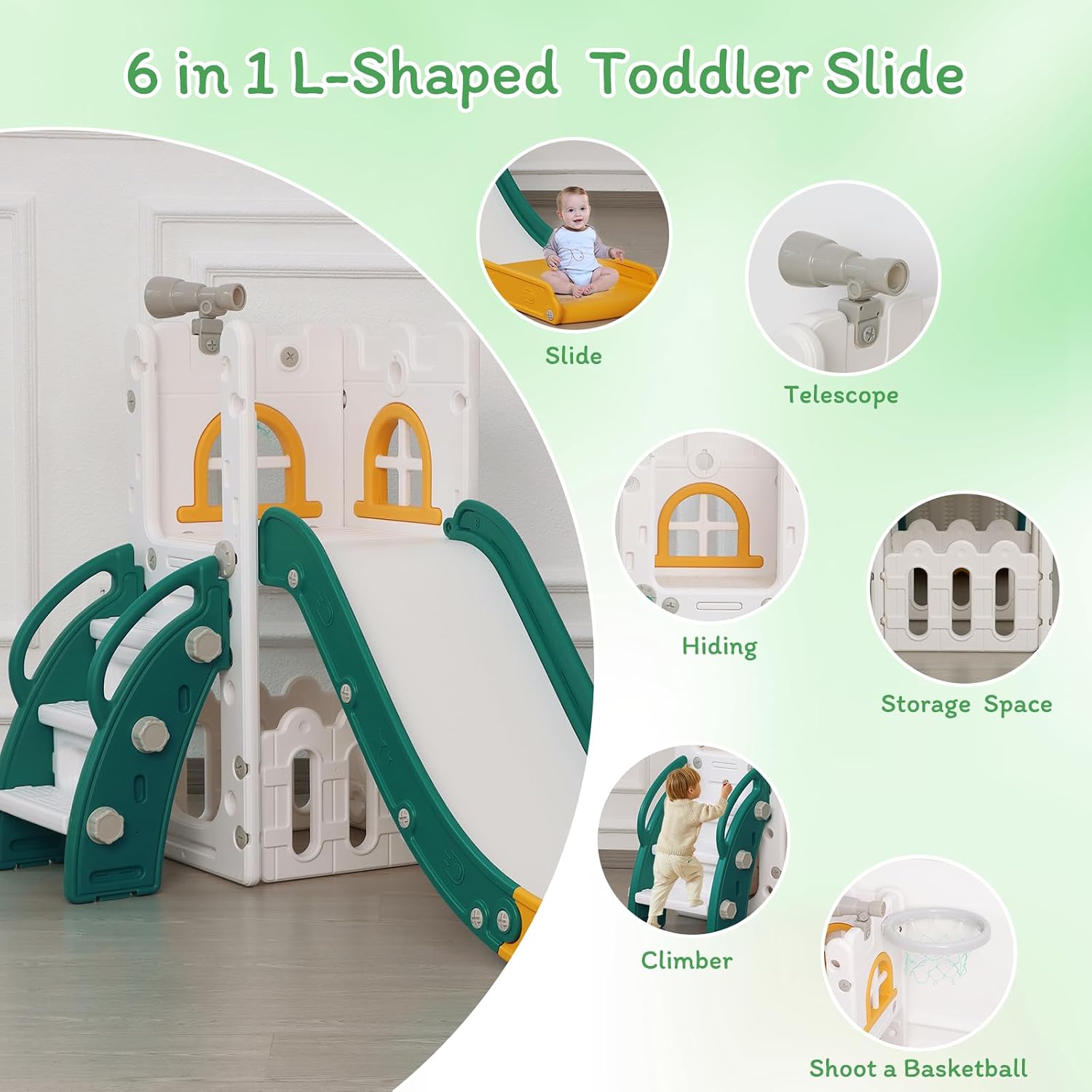 Thumbnail 3 de LulliSpace Toddler Slide 6-in-1