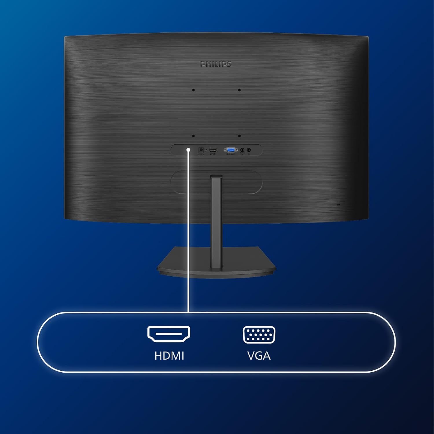 Thumbnail 3 de Philips 241E1SC 24 Inch Curved Monitor