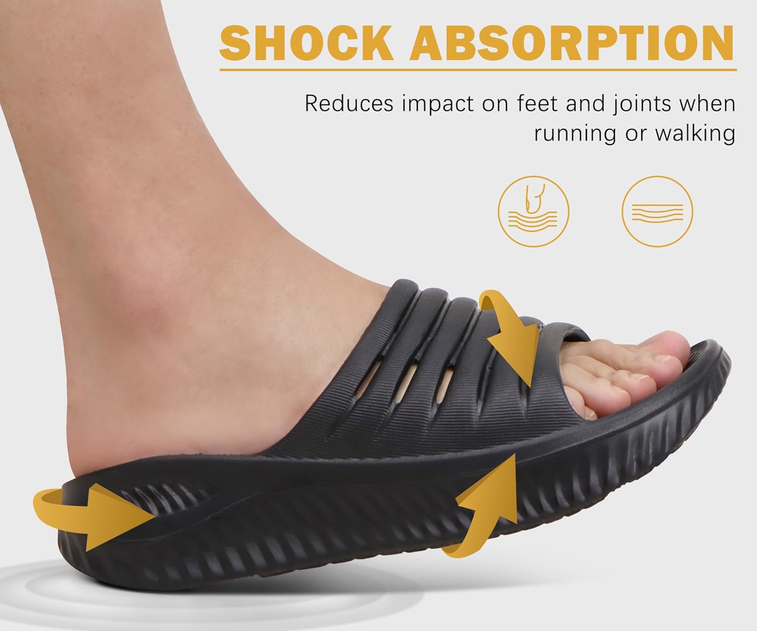 Thumbnail 4 de KuaiLu Womens Recovery Sandals plantar fasciitis support