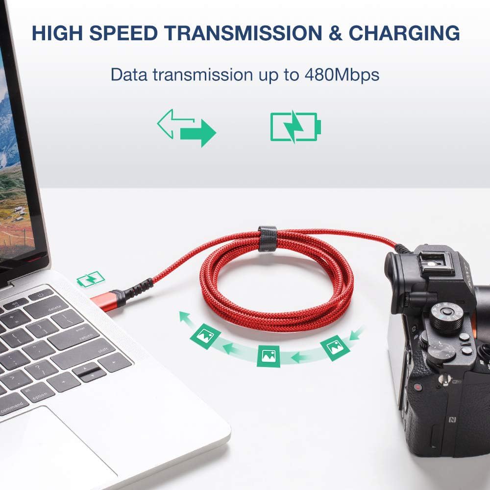 Thumbnail 2 de JSAUX Mini USB Kabel 1M+2M USB 2.0 Mini B