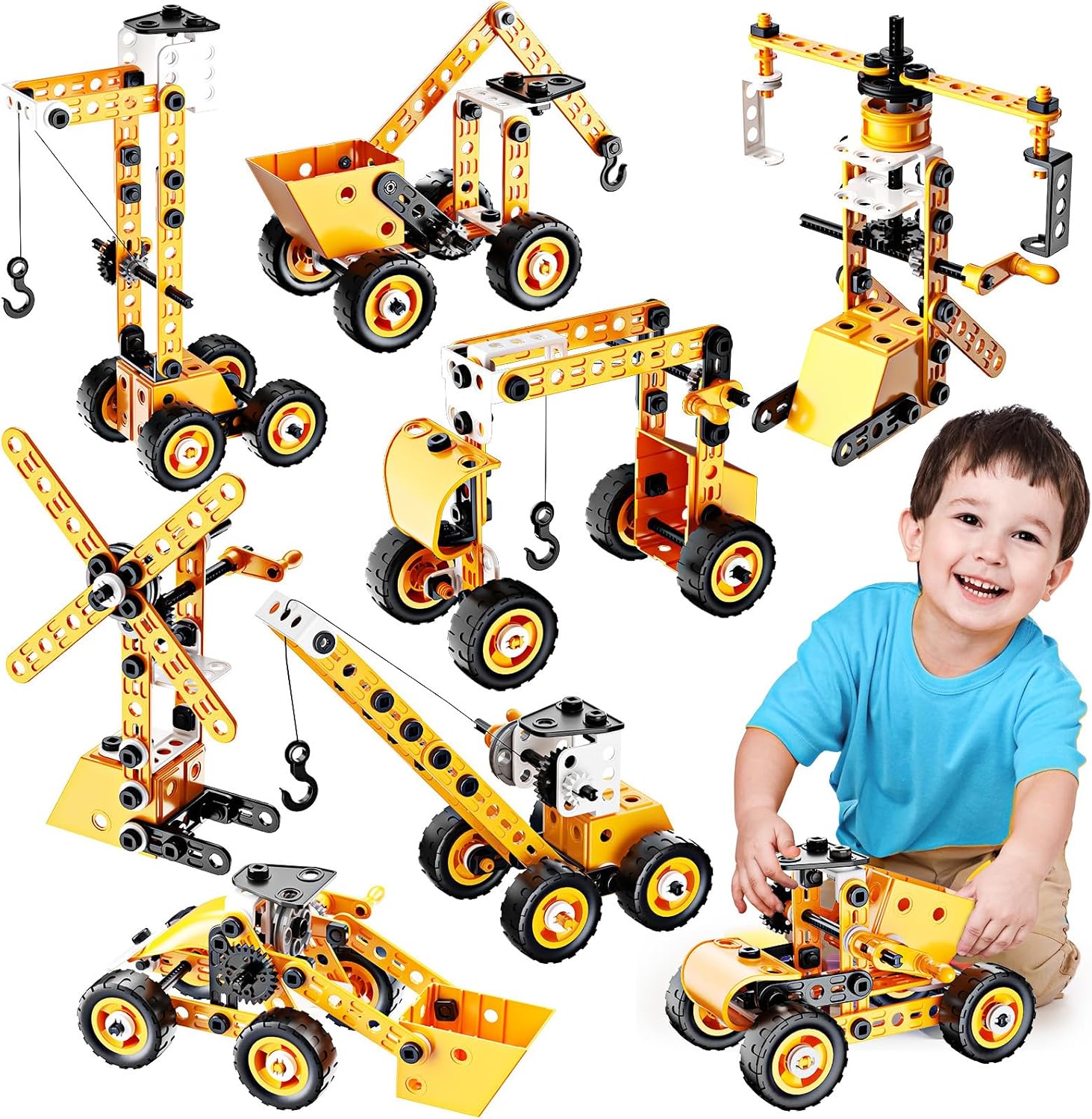 Detalle de iKidiki Giochi Bambini 8 in 1 100 pezzi STEM