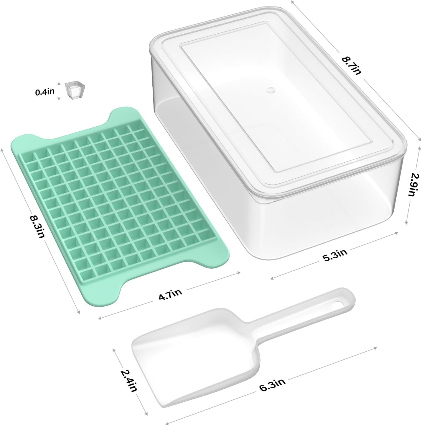 Thumbnail 5 de FDDBI Mini Ice Cube Tray 135pcs