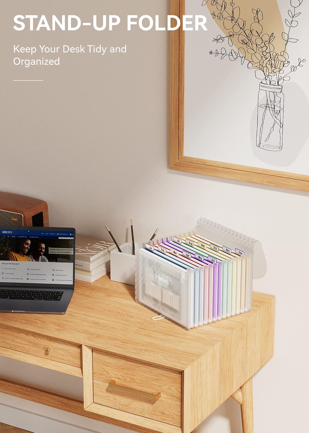 Thumbnail 6 de ABC life A4 Expanding File Organiser 13-pocket